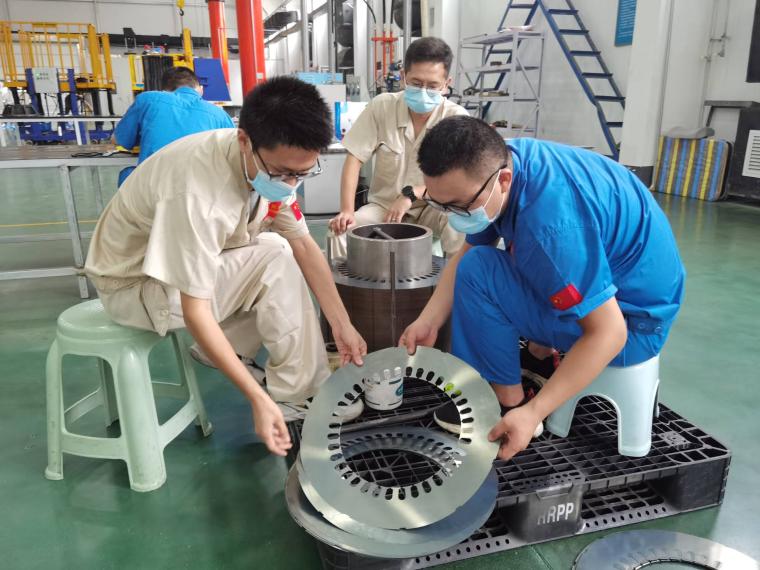 山西化工调研第五十站走进华阳集团飞轮储能生产基地